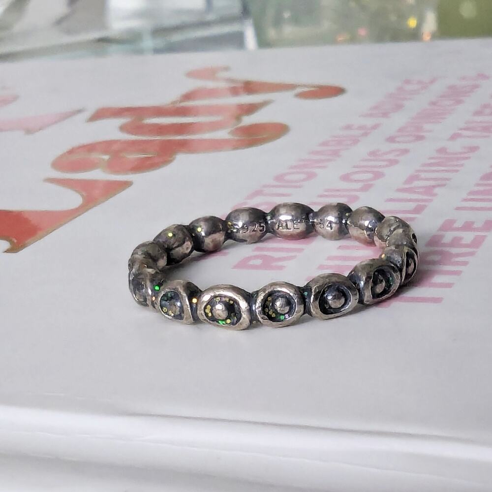 PANDORA Celebration Sterling Silver .925 Ring Band 54